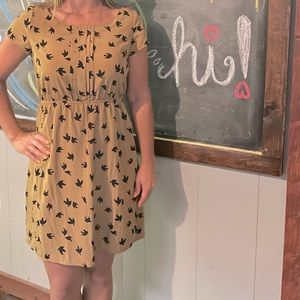 *5 for 25* EUC old navy midi bird dress